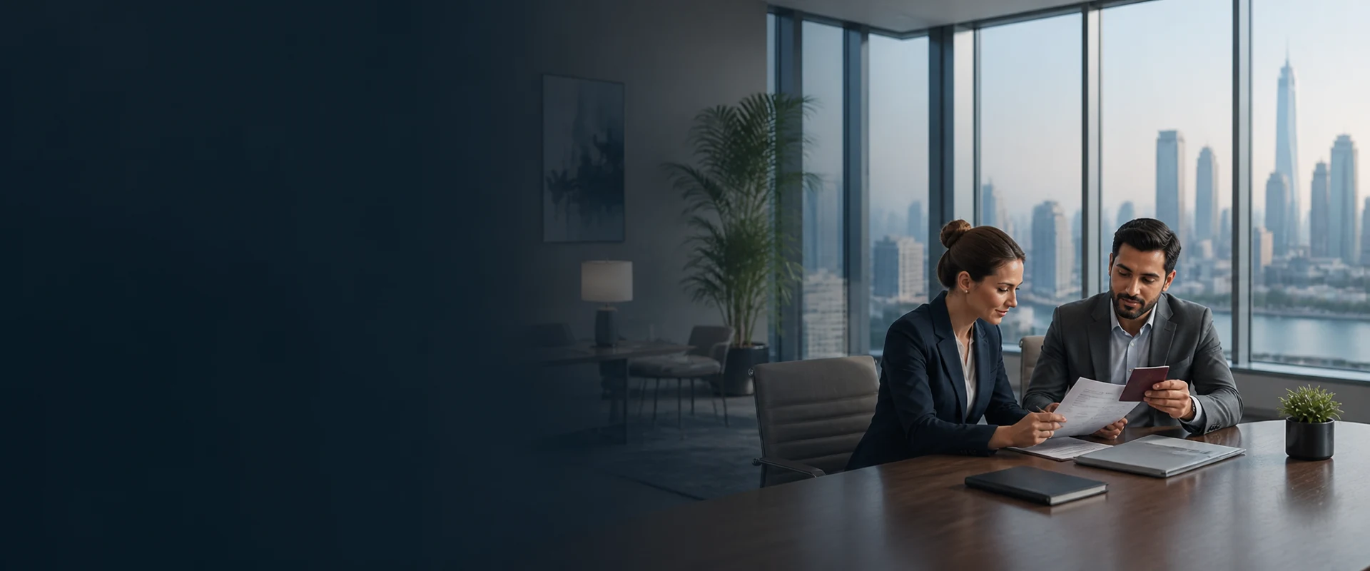 Visa and work permit consultation in a global office